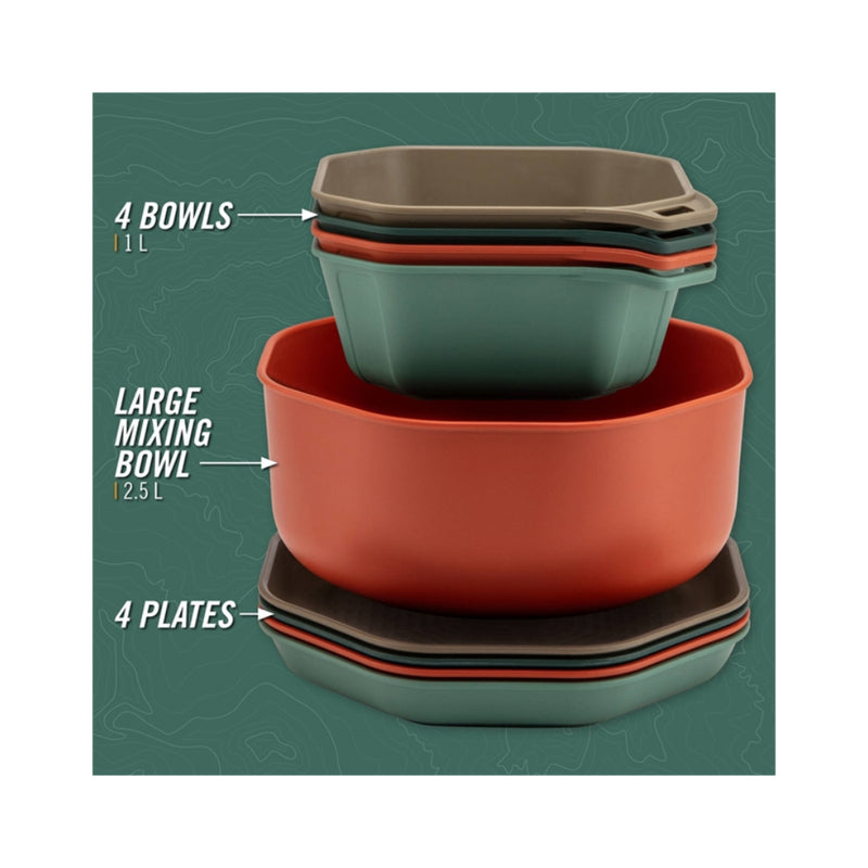 Gerber Complete Tableware Set | Image Showing All That Is Included.