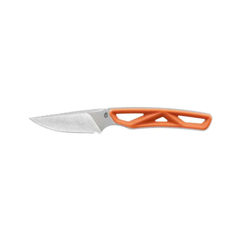 Orange | Gerber Exo-Mod Caper Fixed Blade Knife Image Showing No Logos Or Titles.