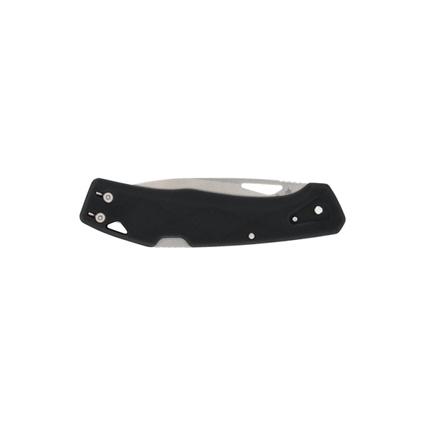 Black | Gerber LST Clip Folding Knife Image Showing Knife Close.
