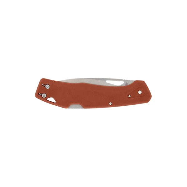 Orange | Gerber LST Clip Folding Knife Image Showing  Knife Closed.