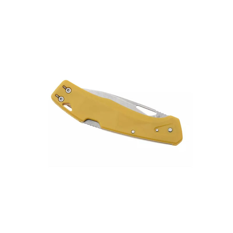 Yellow | Geber LST Clip Folding Knife Image Showing View Of The Knife Folded Up.