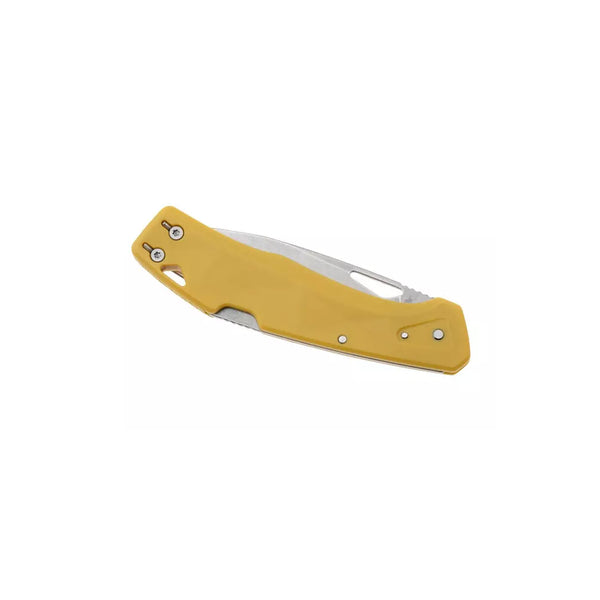 Yellow | Gerber LST Clip Folding Knife Image Showing Knife Closed.