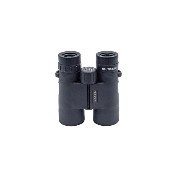 Black | Gerber Nautica Series II 8X42 Binoculars Image Showing No  Logos Or Titles. 