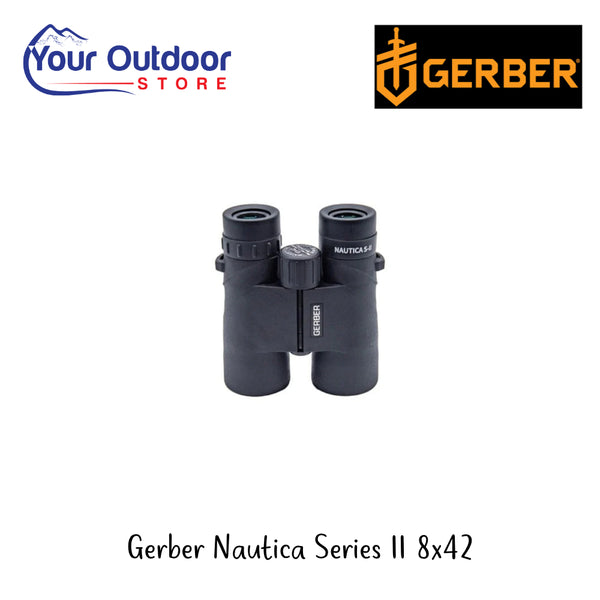 Gerber Nautica Series II 8x42 Binoculars | Hero Image Sowing All Logos And Titles.