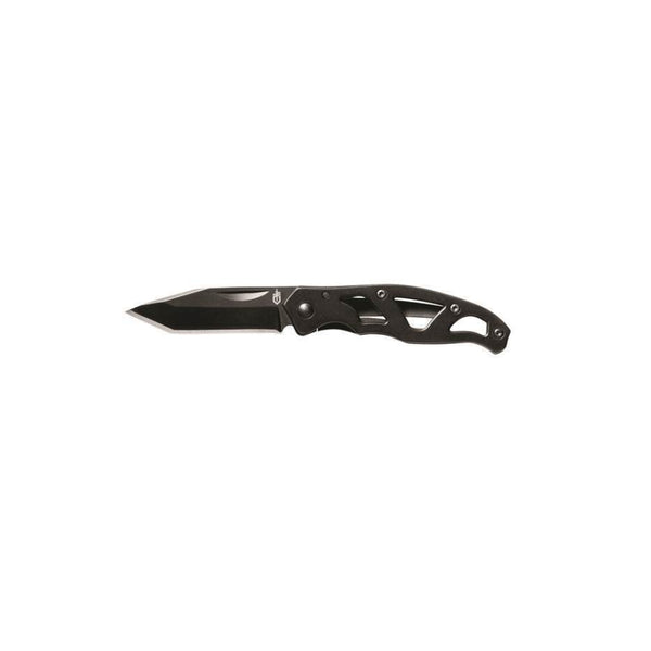 Black | Gerber Paraframe Mini Tanto Clip Folding Knife Image Showing No Logos Or Titles.