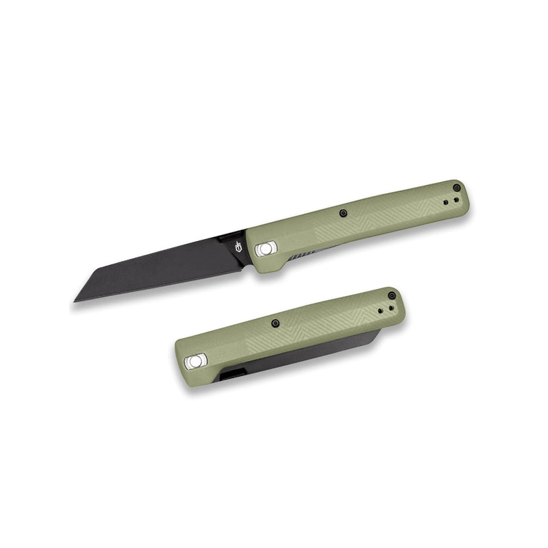 Lichen | Gerber Pledge Clip Folding Knife Image Showing No Logos Or Titles.