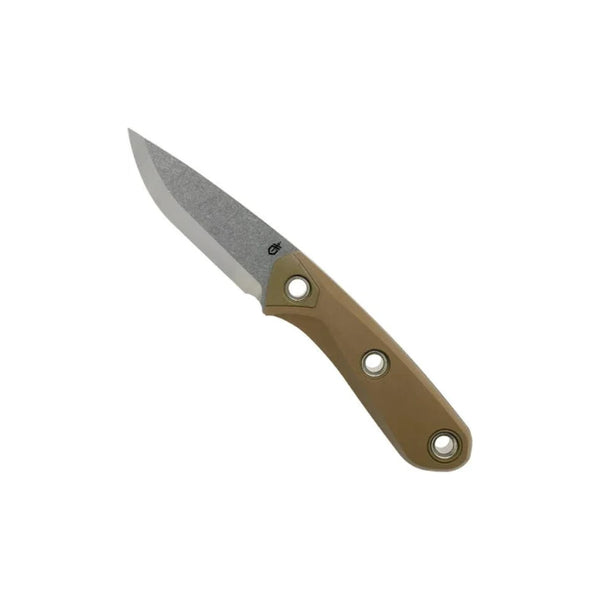 Coyote | Gerber Principle Bushcraft Fixed Blade With Sheath Image Showing No Logos Or Titles.