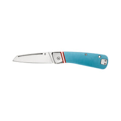 Blue | Gerber Straightlace Clip Folding Knife. Side View Shown Open. 