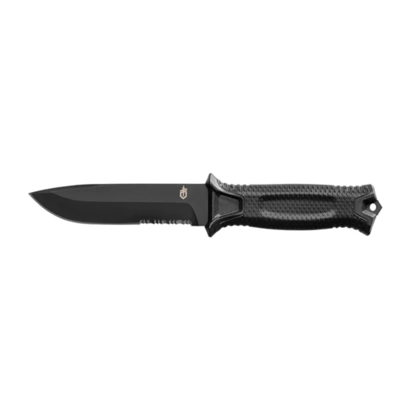 Black | Gerber Strongarm Fixed Blade Knife. Side View