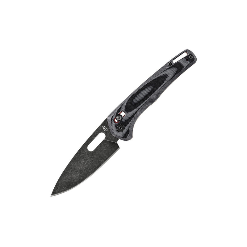 Black | Gerber Sumo Cip On Folding Knife Image Showing, Knife Blade Down And Unfolded.