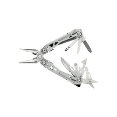 Stainless Steel | Gerber Suspension NXT Multi Tool. Shown Open.  