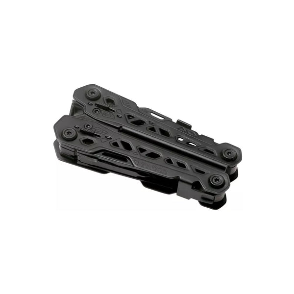 Black | Gerber Truss Multi-Tool Image Showing All Tools Away, Folded Closed.