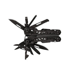 Black | Gerber Truss Multi Tool. Shown Closed Handles With Tools Out.