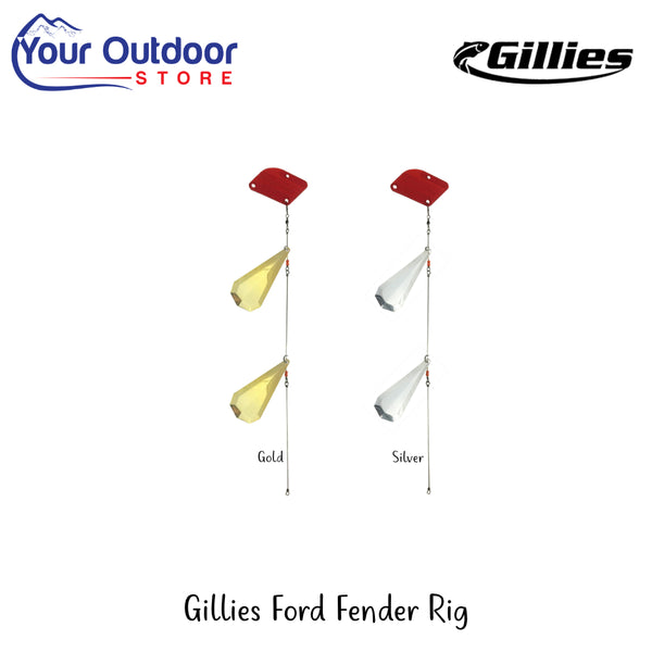 Gillies Ford Fender Rig | Hero Image Showing All Logos, Titles And Variants.