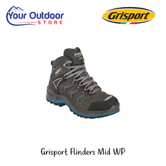 Grisport Flinders Mid WP | Hero Image Showing All Logos And Titles.