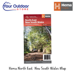 Hema North East New South Wales Map | Image Showing Al Logos And Titles.