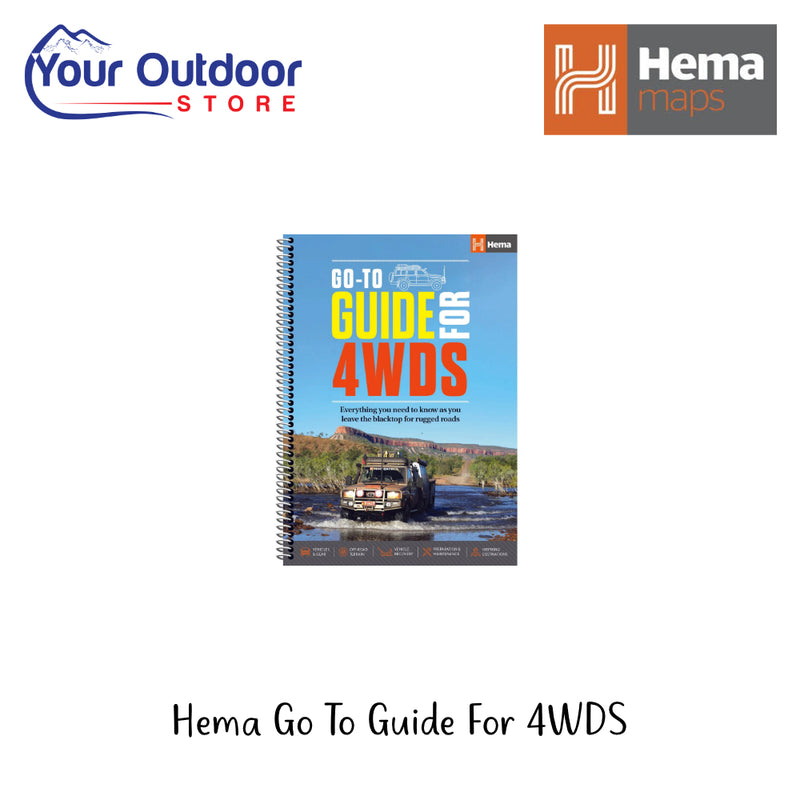 Hema Go To Guide For 4WDs | Hero Image Showing All Logos And Titles.