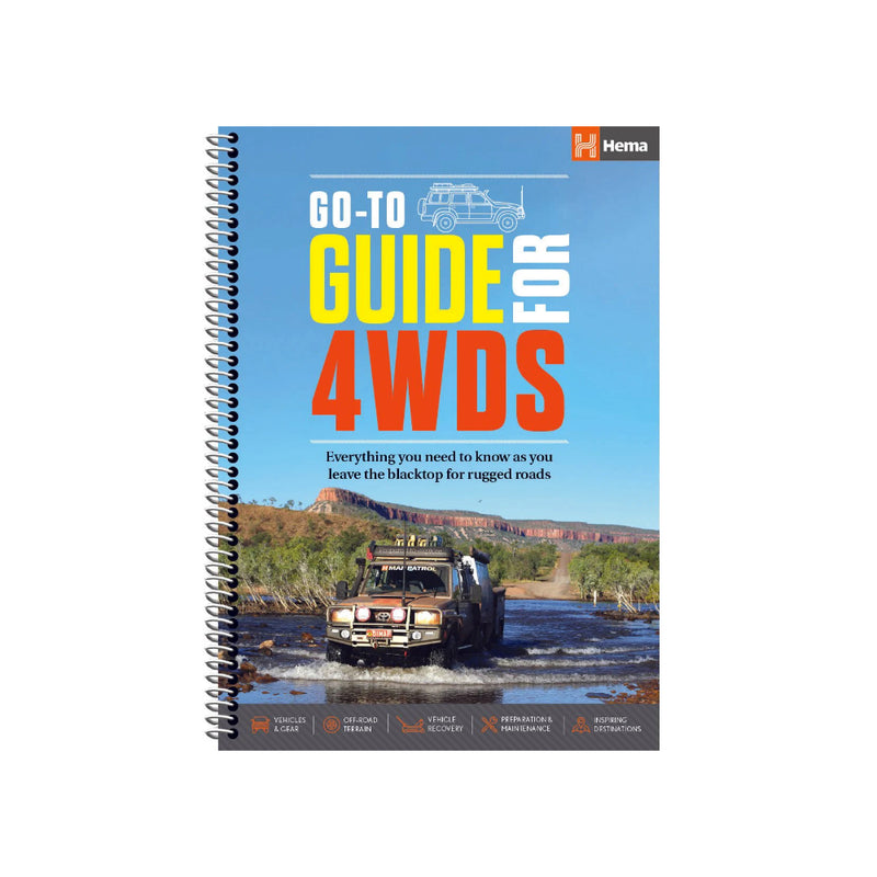 Hema Go To Guide For 4WDs | Image Showing No Logos Or Titles.