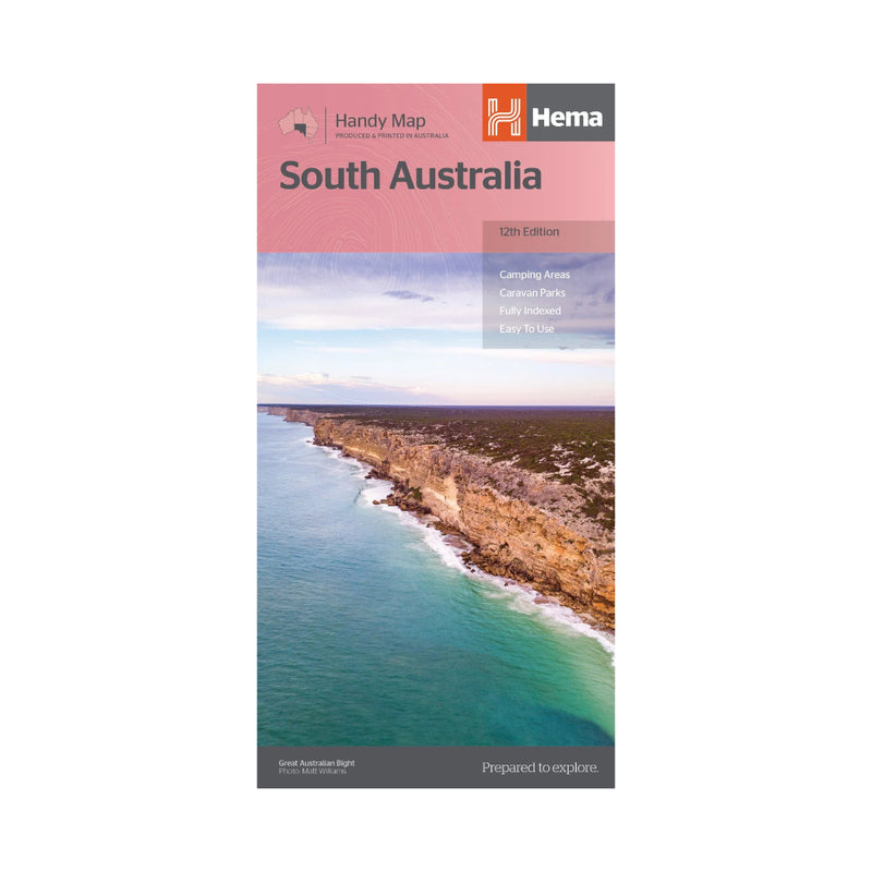 Hema Handy Map South Australia | Image Showing No Logos Or Titles.