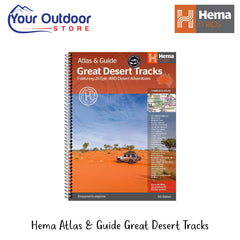 Hema Atlas And Guide Great Desert Tracks | Image Showing All Logo And Titles.