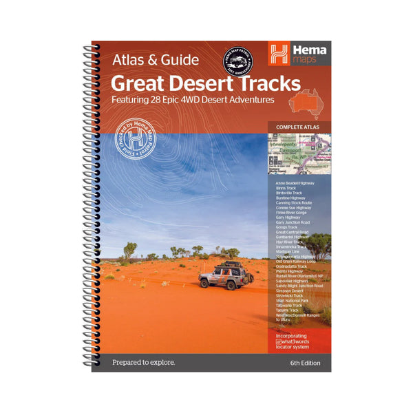 Hema Atlas And Guide Great Desert Tracks | Image Showing No Logos Or Titles.
