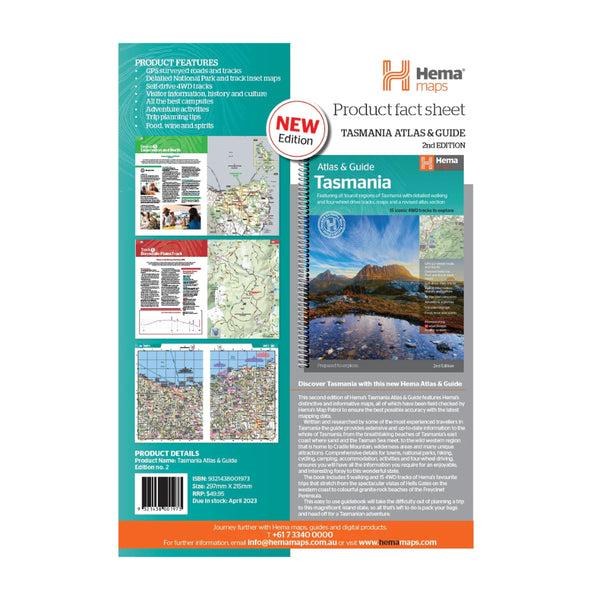 Hema | Atlas and Guide - Tasmania - Fact Sheet. 
