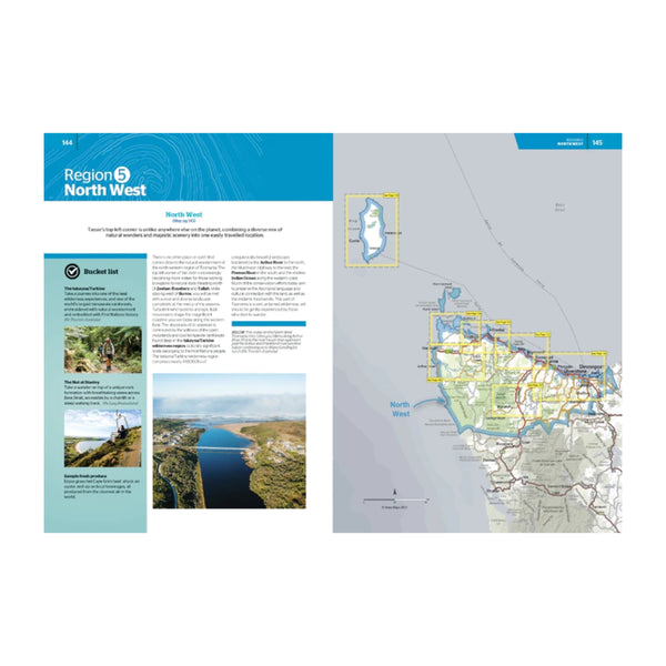 Hema | Atlas and Guide - Tasmania - Showing Region 5, North West. 