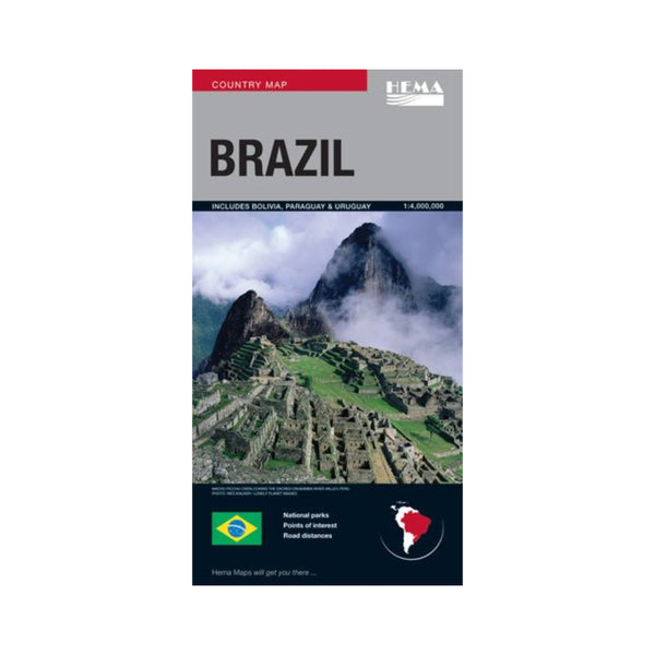 Hema Brazil Country Map | Image Showing No Logos Or Titles.