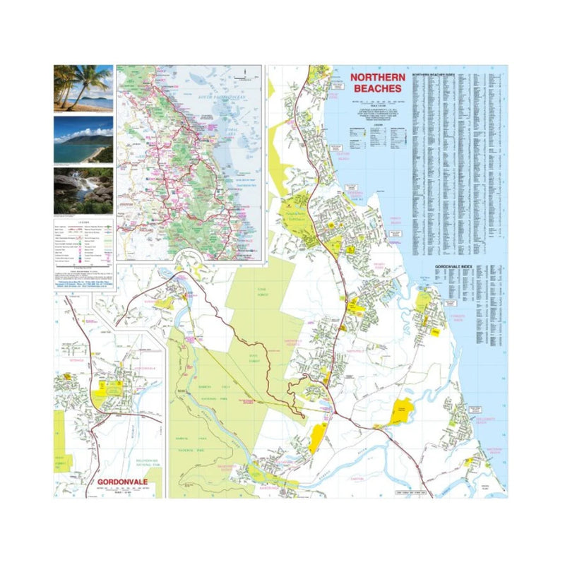 Hema Cairns And Region | Image Showing Northern Beaches Map.