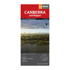 Hema Canberra And Region Map 6th Edition | Image Showing No Logos Or Titles.