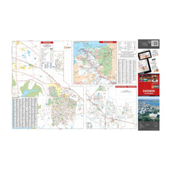 Hema City And Map Darwin Region 9th Edition | Image Showing A View Of The Mapp Open .