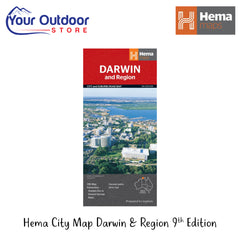 Hema City Map Darwin And Region 9th Edition | Image Showing Logos And Titles.