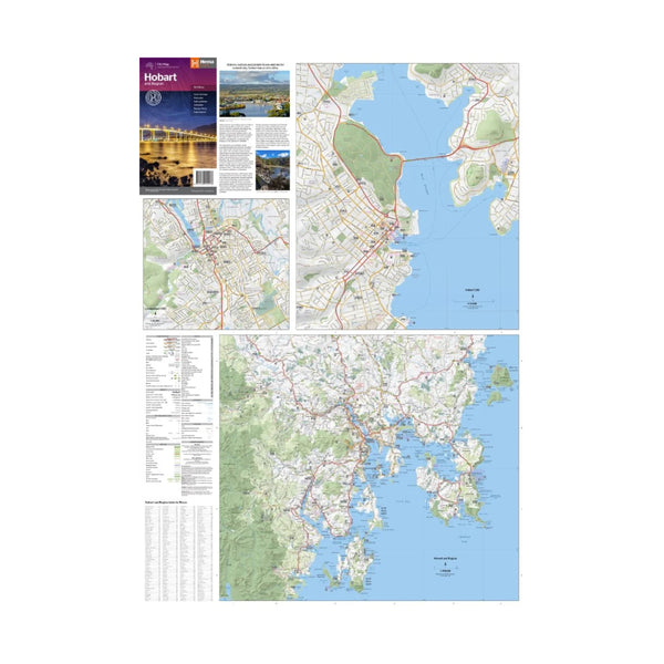 Hema City Map  Hobart And Region 1st Edition | Image Showing View Of Index And Maps.
