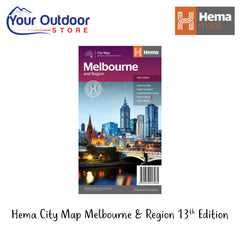 Hema City Map Melbourne & Region 13th Edition | Image Showing All Logos And Titles.