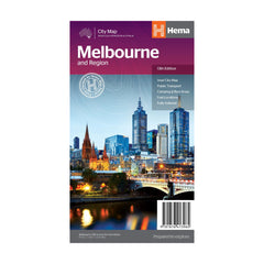 Hema City Map Melbourne & Region 13th Edition | Image Showing No Logos Or Titles.