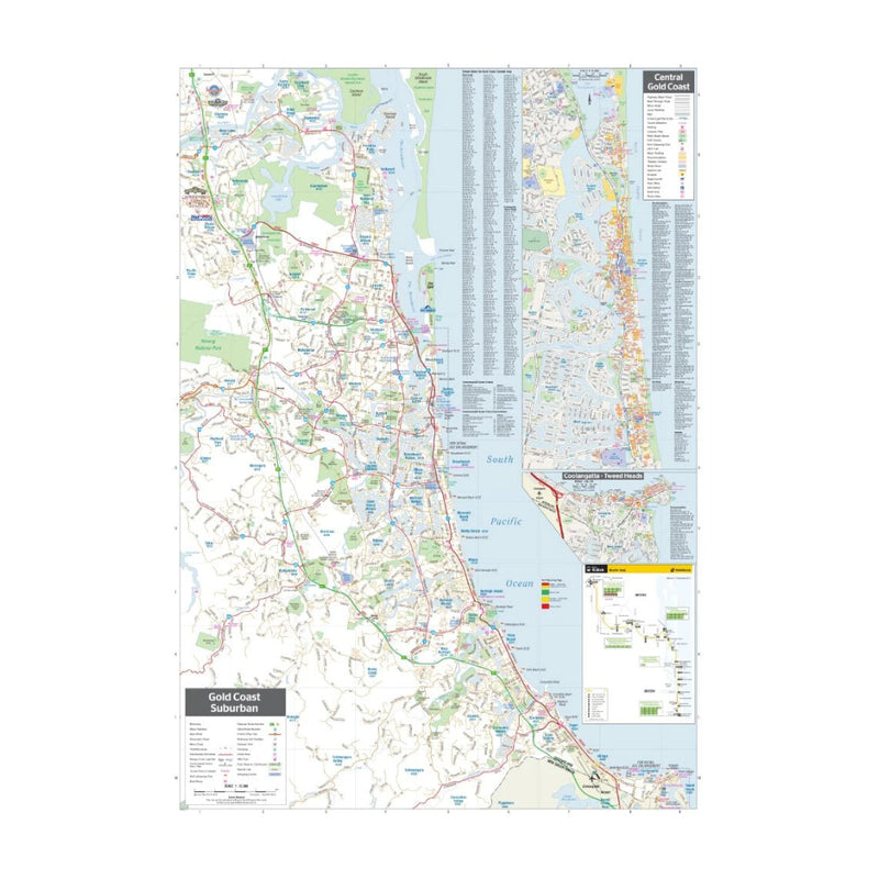 Hema Gold Coast And Region | Image Showing View Of Full Map.