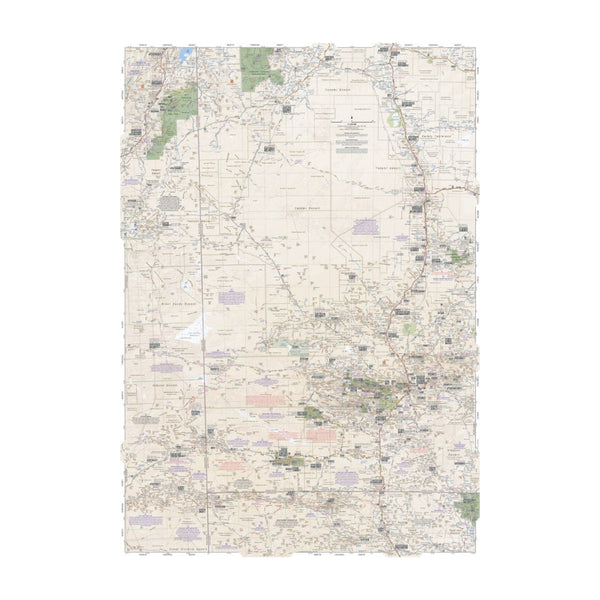Hema Great Desert Tracks Central Sheet | Image Showing Full Map Side 2.