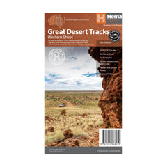 Hema Great Desert Tracks - Western Sheet. Front Cover
