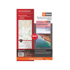 Hema Handy Map South Australia | Image Showing Back Cover.