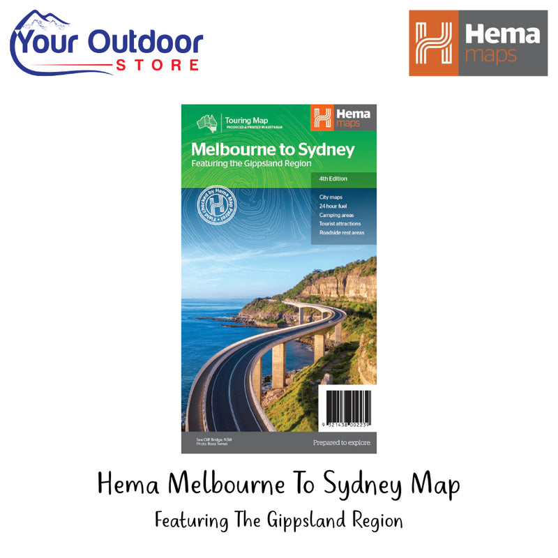 Hema Melbourne To Sydney Featuring The Gippsland Region | Hero Image Showing All Logos And Titles.