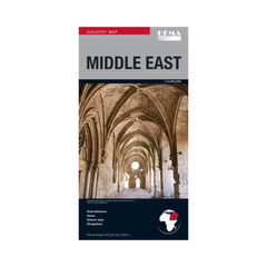 Hema Middle East Country Map | Image Showing NO Logos Or Titles.