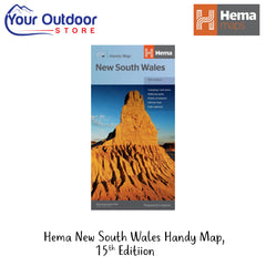 Hema New South Wales Handy Map 15th Edition | Hero Image Showing All Logos And Titles.