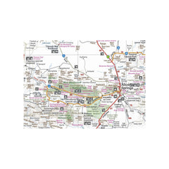 Hema Northern Territory Handy Map 13th Edition | Image Showing Close Up Map View Of Alice Springs.