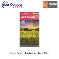 Hema South Australia State Map | Hero Image Showing All Logos And Titles.