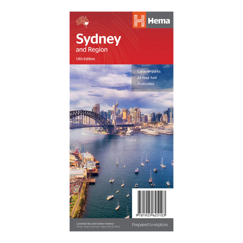 Hema Sydney And Region Map. Front Cover