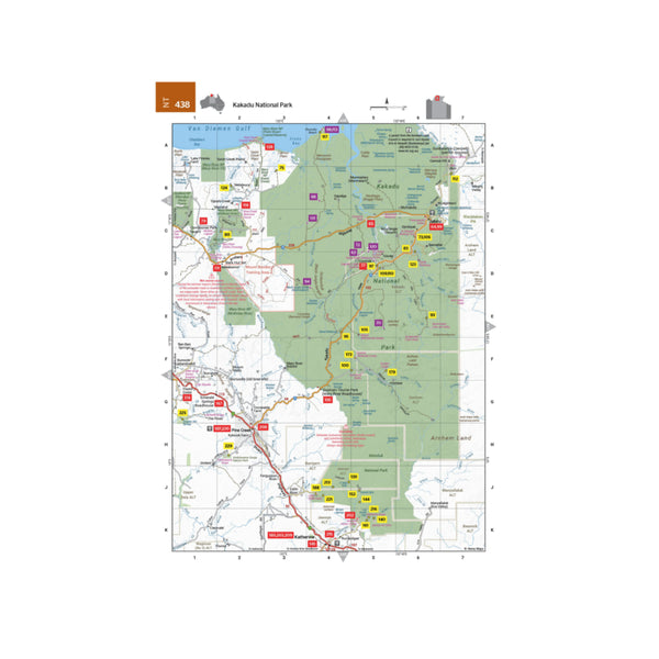 Hema Where to Camp Guide Australia. Showing Another  Detailed Map. 