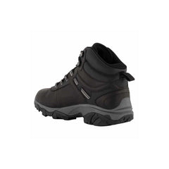 Black | Hi-Tec Altitude X-Plorer Mid WP Mens | Image Showing Angled Back View.