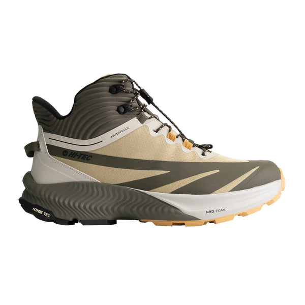 Hi-Tec Nomad Mid Water Proof Men's Shoe | Image Showing No Logos Or Titles.