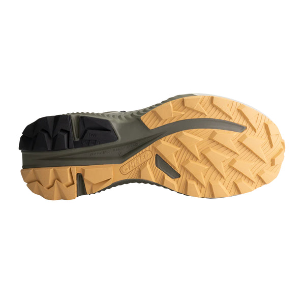 Hi-Tech Nomad Mid Water Proof Men's Shoe | Image Showing View Of The Underside.