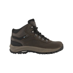 Dark Chocolate/Dark Taupe | Hi Tec Altitude VI WP Men's Hiking Boot Image Showing No Logos Or Titles.